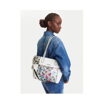 Geanta dama  AMEP 03 - Piele ecologica - Alb