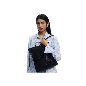 Rucsac de dama -  seria Patch Tango - Negru Rucsac de dama -  seria Patch Tango - Negru