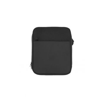 Borseta Unisex neagra - Crossbody - Material Durabil - cu Organizator Interior - SS25 Borseta Unisex neagra - Crossbody - Material Durabil - cu Organizator Interior - SS25