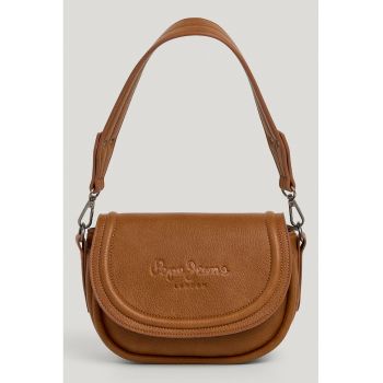 Geanta crossbody din piele ecologica cu logo Geanta crossbody din piele ecologica cu logo
