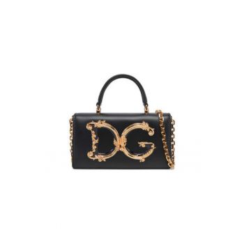 Geanta dama Dolce Gabbana - BI3278 AQ507 - Piele naturala - Negru Geanta dama Dolce Gabbana - BI3278 AQ507 - Piele naturala - Negru