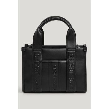 Geanta din piele ecologica cu maner si logo Geanta din piele ecologica cu maner si logo