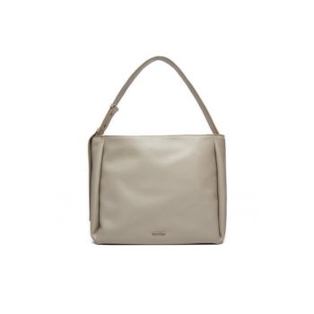Geanta  Gracie Medium Ew Shopper - gri - dimensiuni 38x27x17cm - din imitatie de piele - prietenoasa cu mediul Geanta  Gracie Medium Ew Shopper - gri - dimensiuni 38x27x17cm - din imitatie de piele - prietenoasa cu mediul