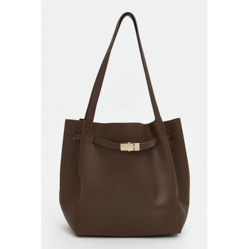 Geanta uni de piele ecologica cu bareta de umar Geanta uni de piele ecologica cu bareta de umar