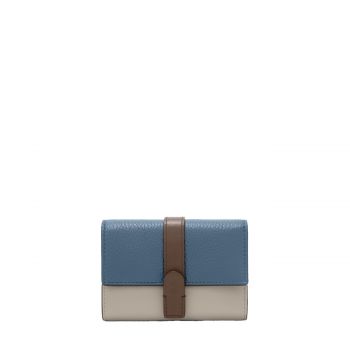 Grazia m compact wallet grigio blu + vaniglia + espresso Grazia m compact wallet grigio blu + vaniglia + espresso