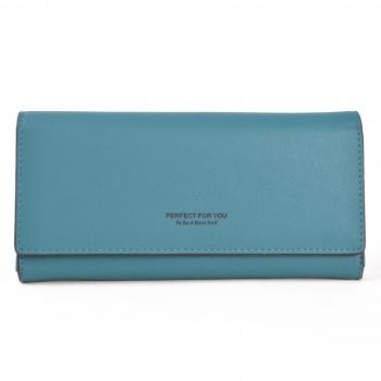 Portofel dama, Kaly PT603, model albastru Portofel dama, Kaly PT603, model albastru
