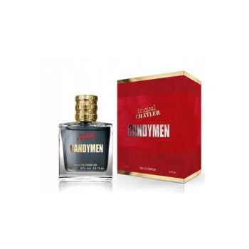 Apa de parfum -  CandyMen - Barbati - 100ml - Rosu/Gri de firma originala