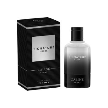 Apa de toaleta  Homme Signature Steel 60 ml de firma originala