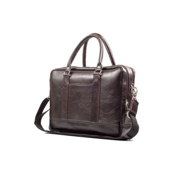 Geanta barbateasca din piele  SL02 Aberdeen pentru laptop 15.6