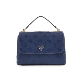 Geanta crossbody cu model logo si clapa