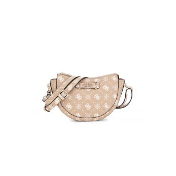Geanta crossbody cu model monograma