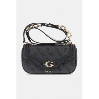 Geanta crossbody de piele ecologica cu monograma