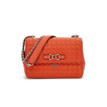 Geanta crossbody din piele ecologica cu aspect matlasat