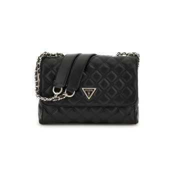 Geanta crossbody din piele ecologica cu aspect matlasat