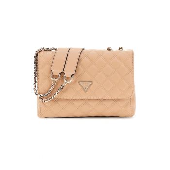 Geanta crossbody din piele ecologica cu aspect matlasat