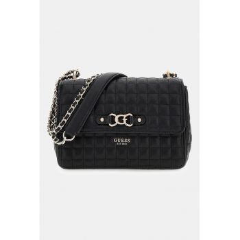 Geanta crossbody din piele ecologica cu aspect matlasat