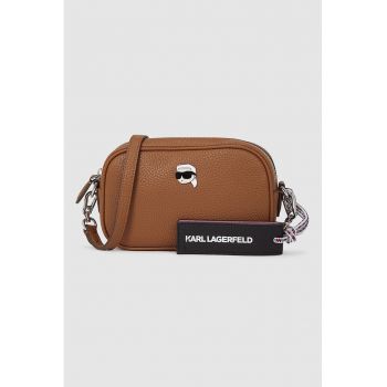 Geanta crossbody din piele ecologica cu logo