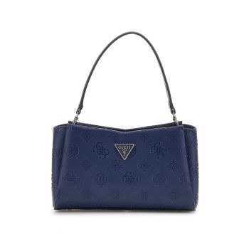 Geanta crossbody din piele ecologica cu model monograma