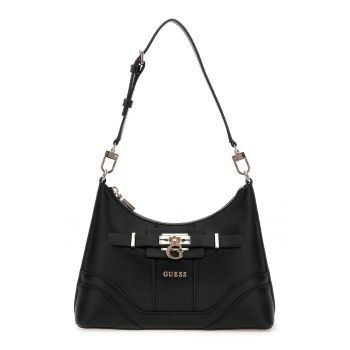 Geanta cu bareta ajustabila de umar si fermoar