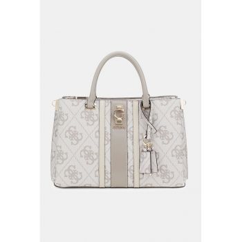 Geanta cu monograma si maner