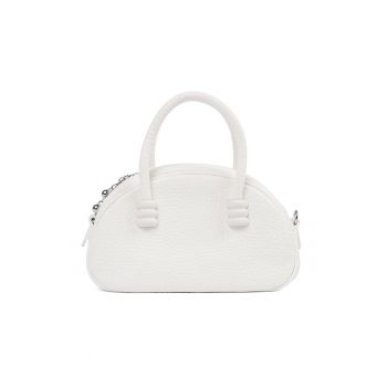 Geanta dama  Crossbody alb - compacta - practica - din poliester
