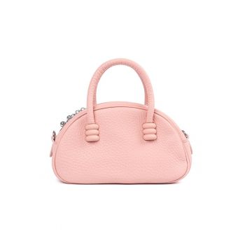 Geanta dama  roz - model Crossbody - compacta - din poliester