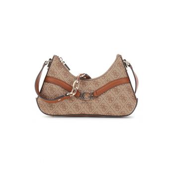 Geanta de piele ecologica cu monograma si maner