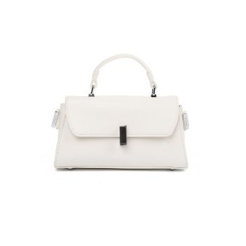 Geanta de umar mica  bej - design elegant - din poliester