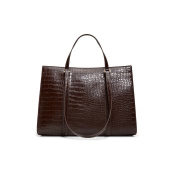 Geanta din piele ecologica cu bareta de umar Ninetofive