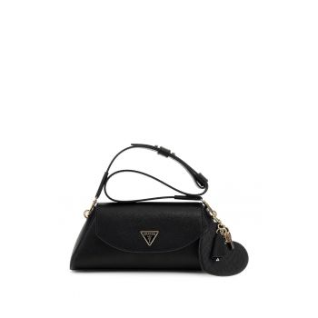 Geanta din piele ecologica cu bareta de umar si talismane