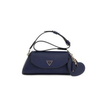 Geanta din piele ecologica cu bareta de umar si talismane