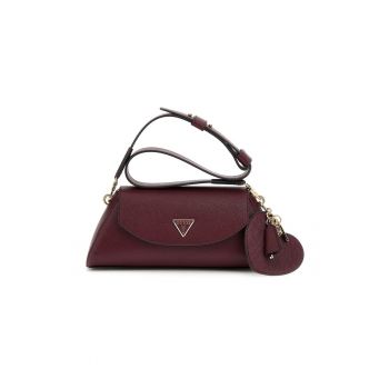 Geanta din piele ecologica cu bareta de umar si talismane