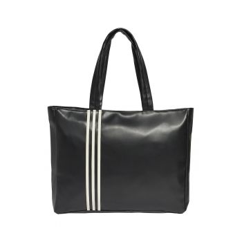 Geanta shopper din piele ecologica cu logo