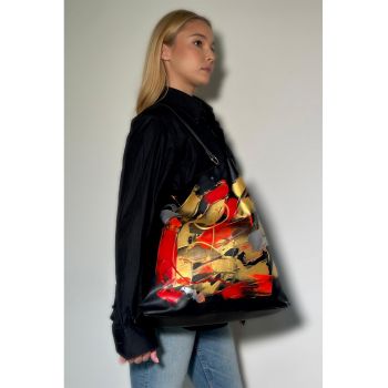 Geanta shopper din piele ecologica Nadi