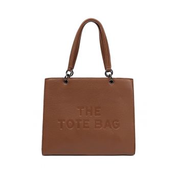 Geanta tote  maro - din poliester - model Shopper - stil modern - practica.