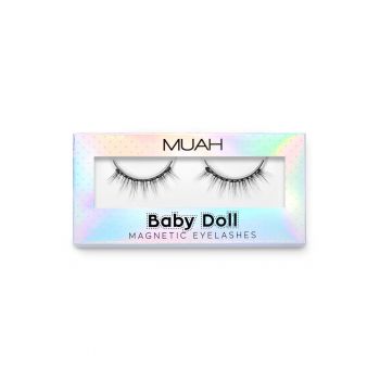 Gene false magnetice  Baby Doll - fine - usor de aplicat - negru - set de firma originala