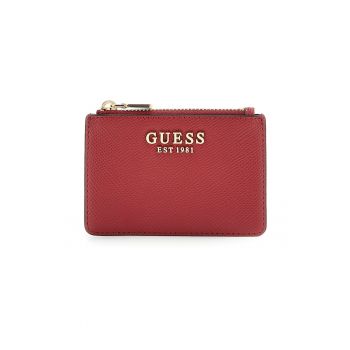 Portofel cu fermoar si detaliu logo