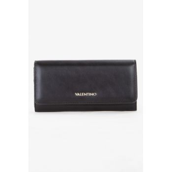 Portofel de piele ecologica cu buzunar cu fermoar