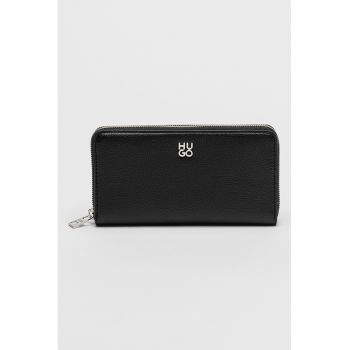 Portofel din piele ecologica cu fermoar