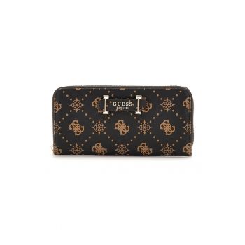 Portofel din piele ecologica cu model monograma