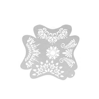 Sablon pentru machiajul fetei Face Art 002