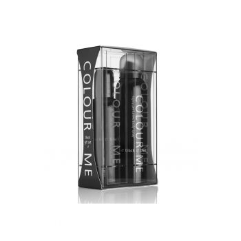 Set cadou apa de parfum de barbati  Black & spray de corp - Milton-Lloyd Fragrances - 250 ml de firma originala
