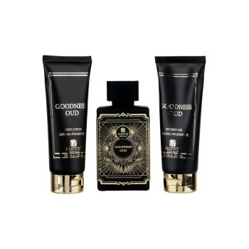 Set Cadou Goodness Oud Apa de Parfum 100ml + Gel De Dus 100ml + Lotiune de corp 100ml -