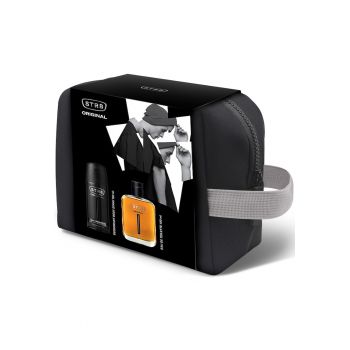 Set cadou  Original - Barbati: Apa de toaleta - 100 ml + Deodorant spray pentru corp - 150 ml + Borseta cadou de firma originala