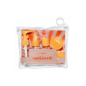 Set recipiente de calatorie  sunkissed - transparent/portocaliu