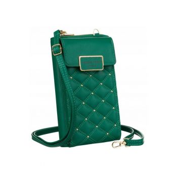 Etui cu model matlasat si bareta detasabila