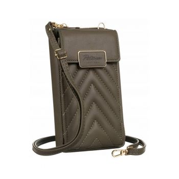 Etui gri din piele ecologica