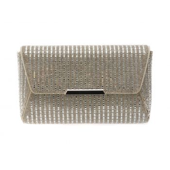 Geanta ALDO argintie, RANIA 040, din piele ecologica