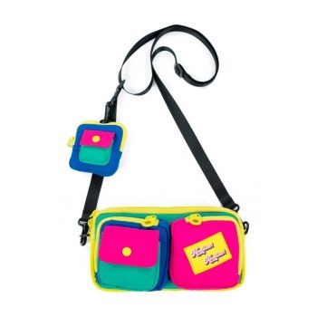Geanta crossbody cu buzunare multiple