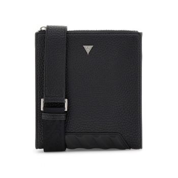 Geanta crossbody cu detaliu cu logo discret